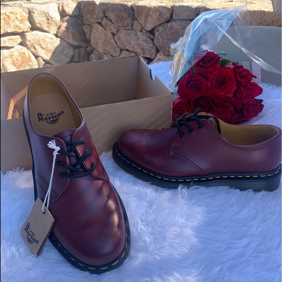 Dr. Martens Shoes - Dr. Martens 1461 Cherry Red